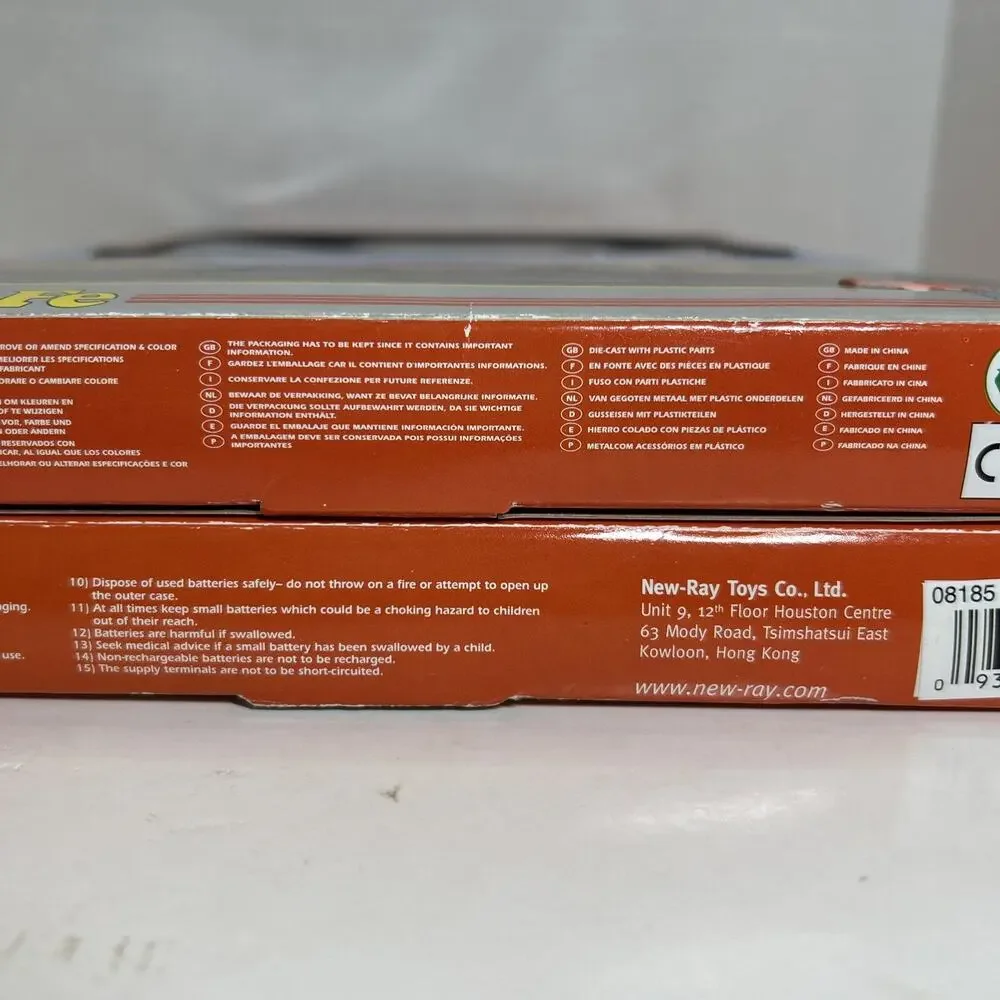 New-Ray RailRoad N Scale Santa Fe C44-9W Diecast Battery Operated Train Set